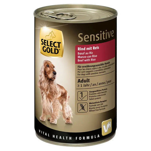 Adult Sensitive, dåse okse & ris 400 g
