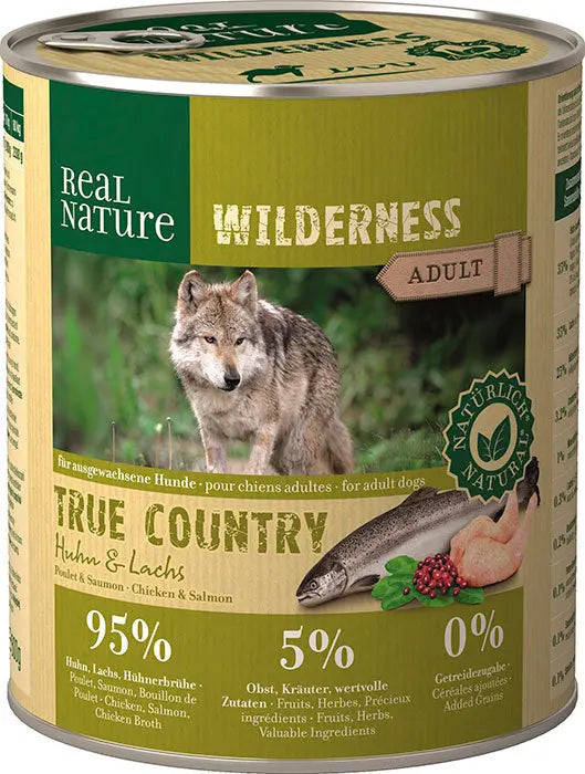 Adult Wilderness True Country kylling & laks 800 g