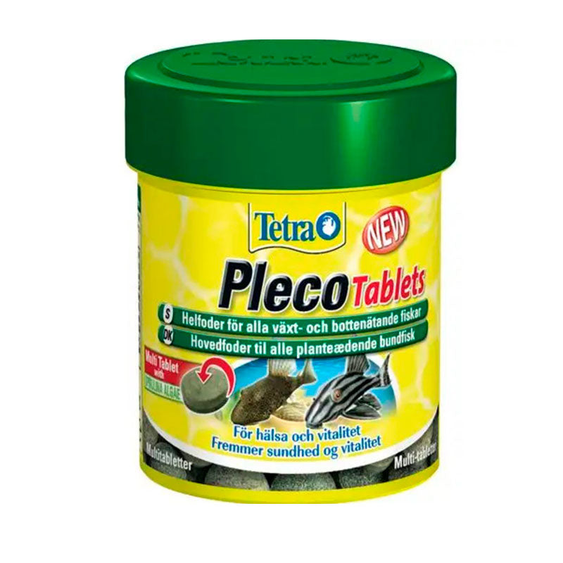 Plecomin Fiskefoder 120 tabs 250 ml
