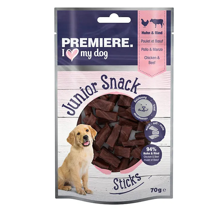 Junior Sticks kylling & okse 70 g - Maxi Zoo Danmark