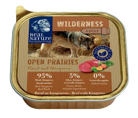 Adult Wilderness Open Prairie okse & kænguru 100 g