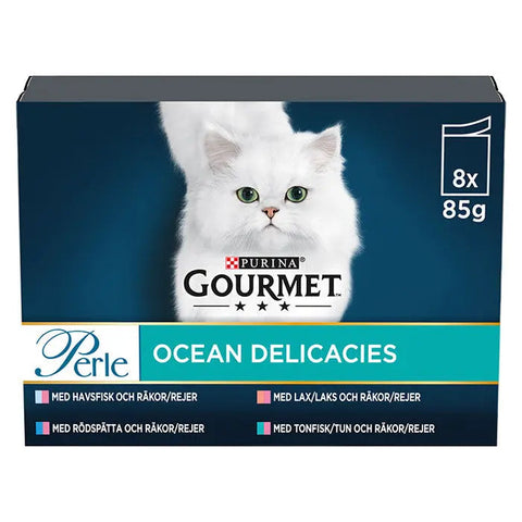 Adult menuboks, pouch hav delikatesser 8x85 g
