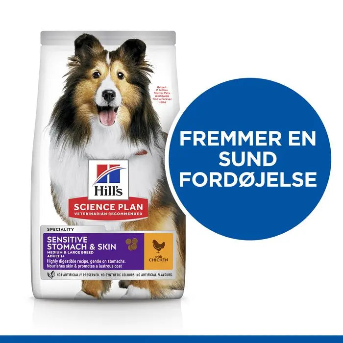 Adult Sensitive Stomach & Skin kylling 2,5 kg