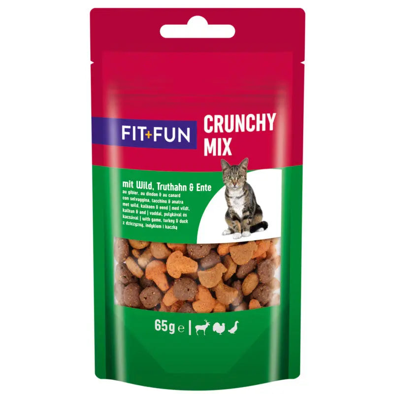 Godbidder Crunchy Mix kalkun,and,hjort 65 g