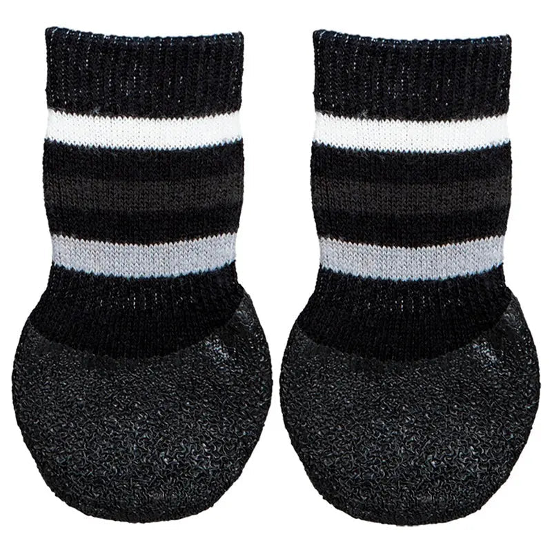 Hundesokker Non-slip L-XL 2 stk/pk sort