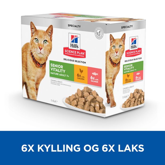 Senior Vitality Adult 7+Kylling 12x85g