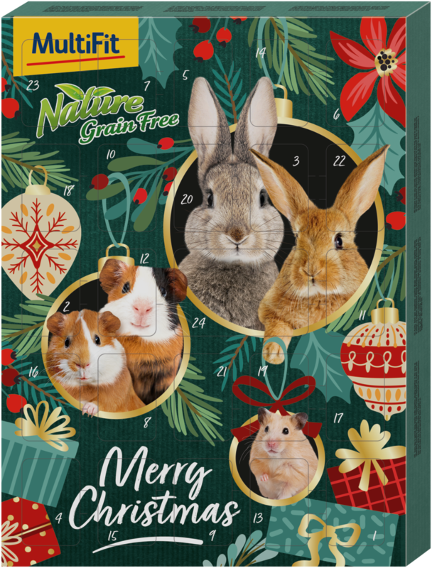 Julekalender kornfri til gnaver & kanin 250 g