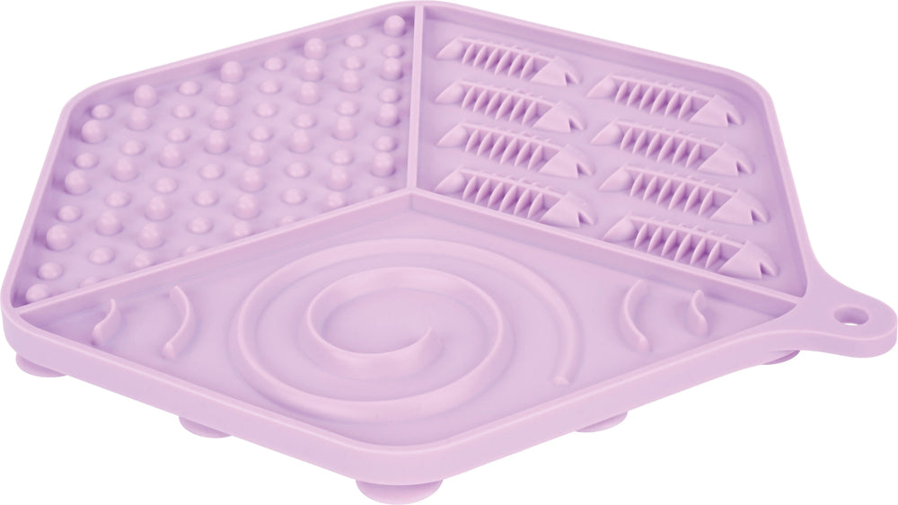 Lick Mat 15,2x18,5 cm lilla