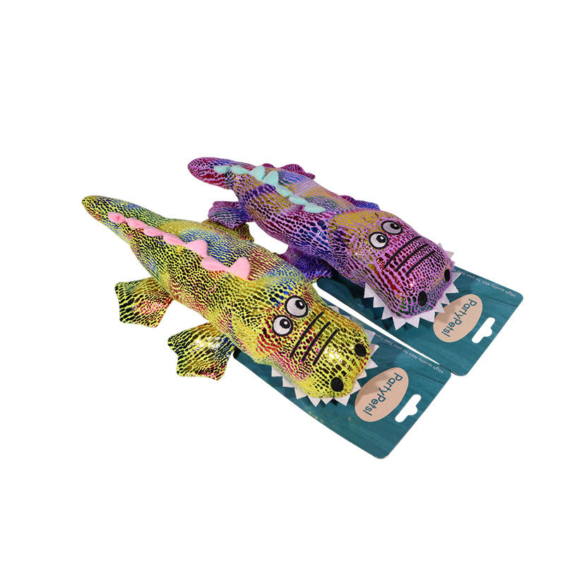 Sparkling alligator 32 cm ass. farver
